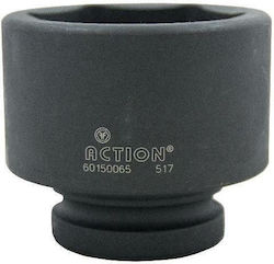 Action Pneumatic Hexagon Socket 3/4" 44mm Action Pneumatic Hexagon Socket 3/4" 44mm