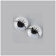 Efco Plastic Craft Eye Beads Black 10pcs 7mm