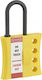 Thirard Plastic Padlock Brass with Key 6mm 1pcs