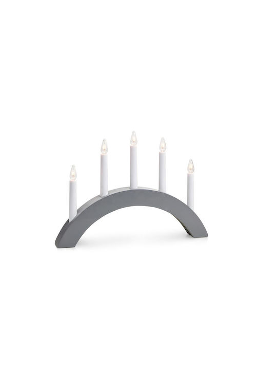 Markslöjd Christmas Gray Candlestick