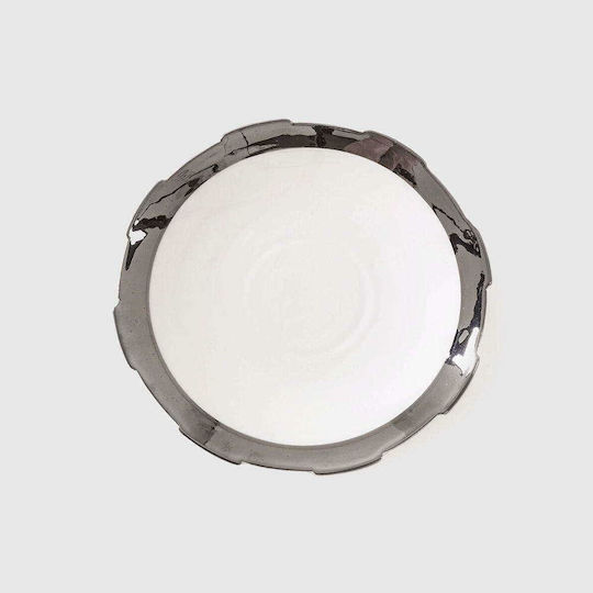 Seletti Plate Desert made of Porcelain White with Diameter 20cm Seletti Plate Desert made of Porcelain White with Diameter 20cm