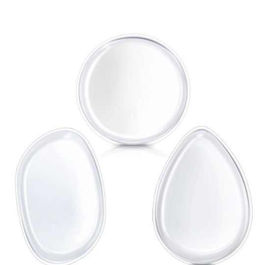 Set mit Make-up-Schwämmen für Foundation aus Silikon 3Stück