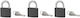 Serruprix Bronze Padlock Brass with Key 50mm 1pcs