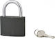 Serruprix Padlock Brass with Key 75mm Gray 1pcs