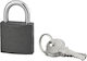 Serruprix Padlock Brass with Key 30mm Gray 1pcs