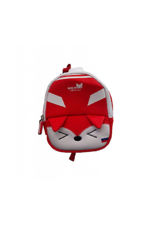 NOHOO Παιδική Τσάντα Πλάτης Κόκκινη 19.5x16x5εκ.