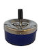 Chengxin Metallic Windproof Ashtray Blue