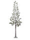 Χριστουγεννιάτικο Δέντρο Snowy Pine 240εκ. με Φωτισμό LED Λευκό