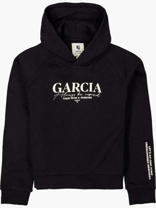 Kids Sweatshirt with Hood Black