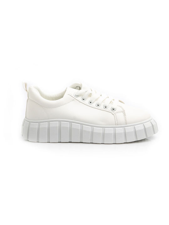 Malesa Femei Flatforms Sneakers Bej