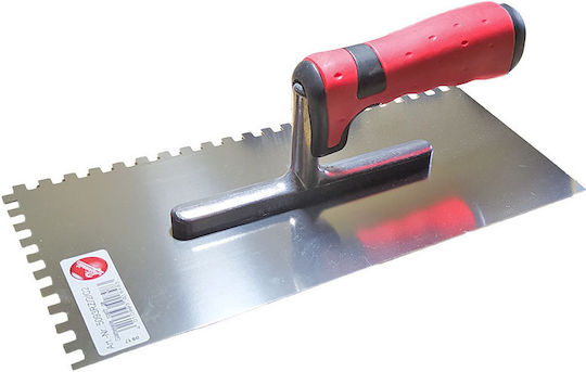 Pajarito Fliesenspachtel Inox Gezahnte 280mm mit Kunststoffgriff