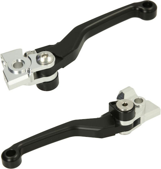 KTM Set of Motorcycle Brake/Clutch Levers for Husqvarna TE for KTM 450 SX-F for Yamaha XC Gray