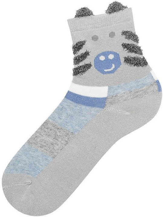 Soxo Boys Knee-High Socks Gray