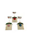 Hanging Ornament House Wooden 10x14cm