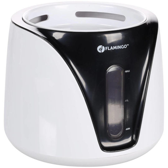 Flamingo Automatisch Wasserspender / Brunnen für Hund & Katze 2lt in Schwarz Farbe
