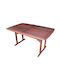 Wooden Masa pentru spații exterioare Galben Balau 150x90x72buc