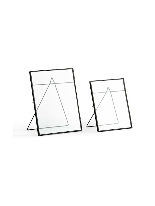 La Redoute Interieurs Frame Metallic 18cmx25cm with Black Frame