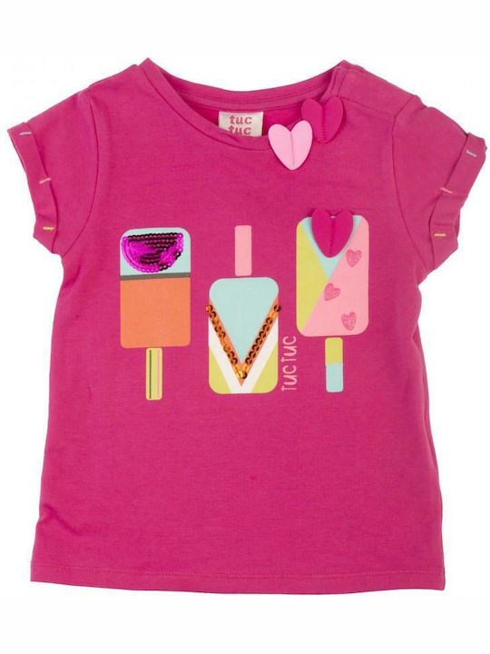 Tuc Tuc Kids Blouse Short Sleeve Fuchsia