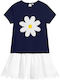 Children's Dress Short Sleeve Blue