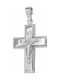 White Gold Cross 9K