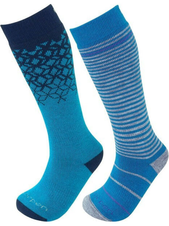 Lorpen Șosete pentru Copii Blue / Blue - Green 2 Perechi