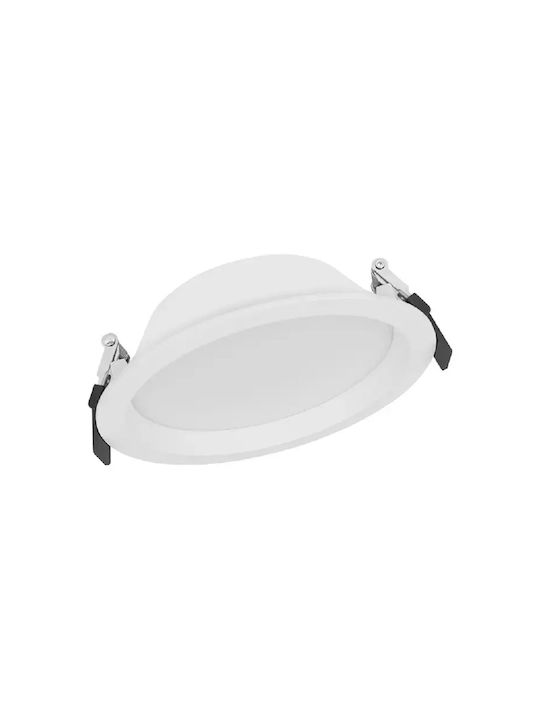 Ledvance Downlight Σποτ Οροφής Εξωτερικού Χώρου με Ενσωματωμένο LED σε Λευκό Χρώμα