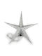 Efco Πτυσσόμενο Christmas Star Ornament Silver