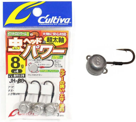 Cultiva Jig Head Angelhaken-Set 3Stück