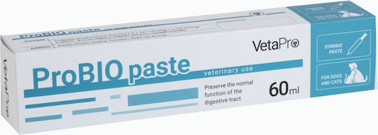 Vetapro Probio Συμπλήρωμα Διατροφής Σκύλου σε Πάστα 60ml για Γαστρεντερικές Διαταραχές