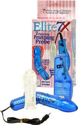 Elite Penetrating Probe 15 Εκ Πρωκτική Σφήνα με Δόνηση Μπλε