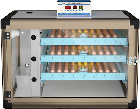 TIGER 240 Egg Incubator 3 Layers Refrigerator Type Automatic Egg Incubator 240 Eggs with Steam System & Battery Support