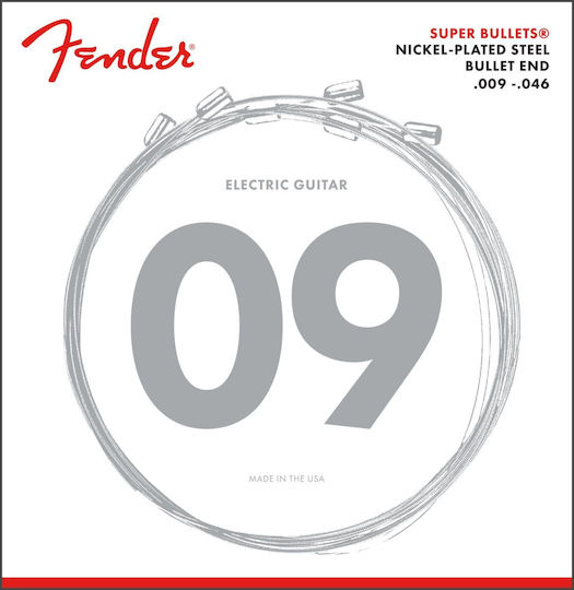 Fender Original Bullets Μονή Χορδή Steel Ηλεκτρικής Κιθάρας 9"