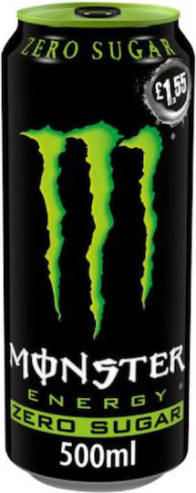 Monster Energy Енергийна напитка с Газировка, Без Захар в Кутия 4519 500мл