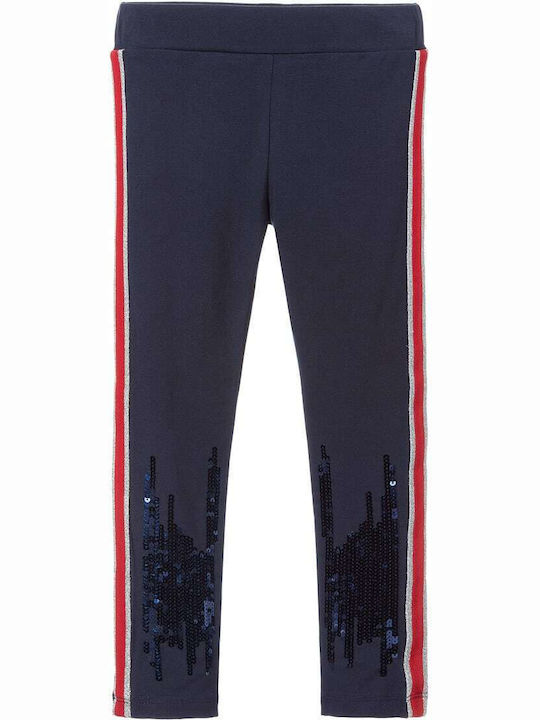 Детски Клин Дълъг Тъмносин Knitted Legging
