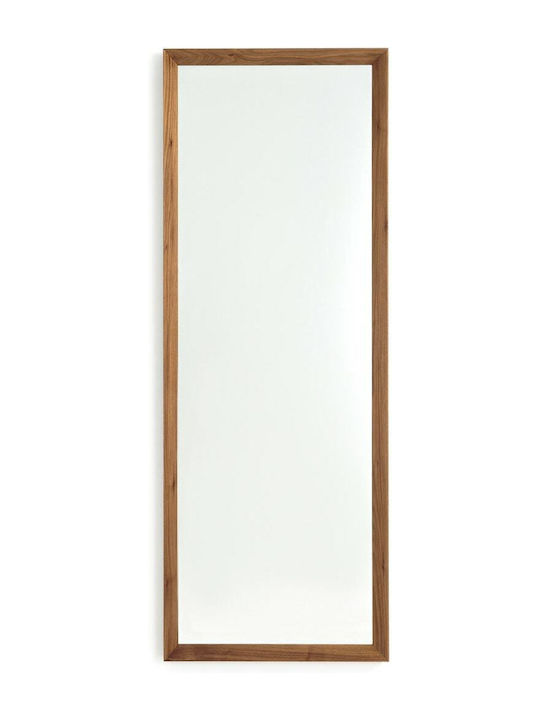 Am.Pm Andromede Boden- oder Standspiegel mit Braunen Holz Rahmen 173x69cm