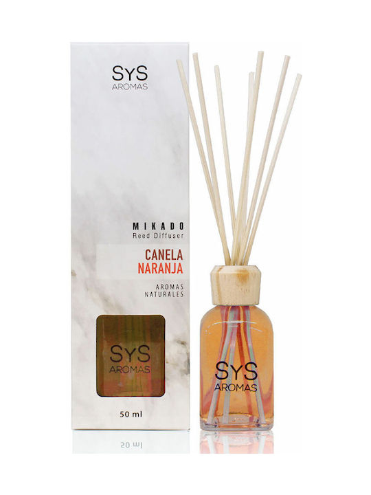 Laboratorio SyS Χριστουγεννιάτικο Diffuser Κανέλα & με Άρωμα Κανέλα & Πορτοκάλι 50ml