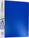 A&G Paper 60θ Display Book for A4 Sheets Blue