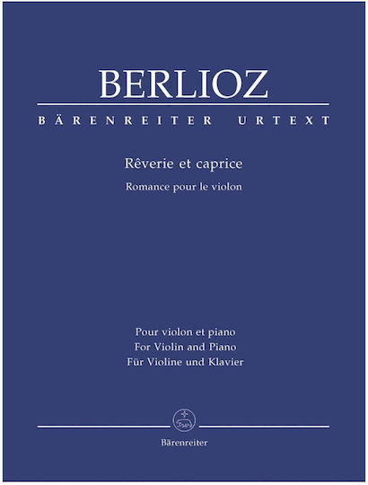 Barenreiter Berlioz - Reverie Et Caprice Sheet Music for Piano