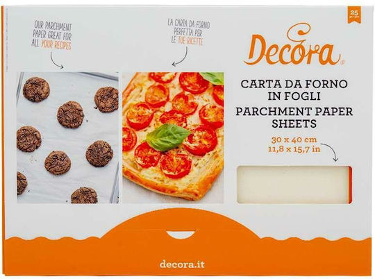 Decora Αντικολλητικό Χαρτί Κομμένο σε Φύλλα 40cm 25τμχ