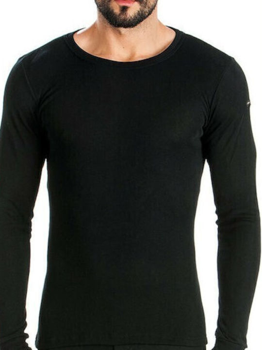 Prestige Herren Thermo Langarmshirt Schwarz