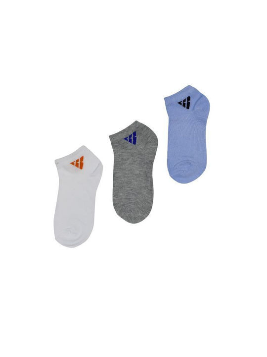 Senses Boys 3 Pack Ankle Socks Multicolour