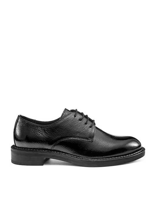 Frau Women's Leather Derby Shoes Black