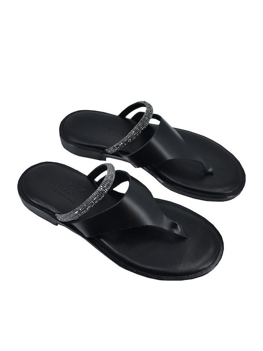 Dermatina 100 Sandale Casual Damă Din Piele Negru