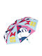 Arditex Kinder Regenschirm Faltbar Blau mit Durchmesser 52cm.