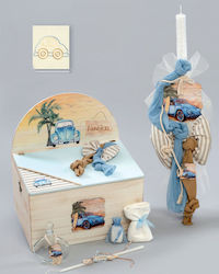 Zivas Baptism Set with Theme Car 4pcs