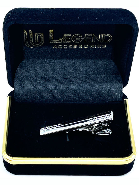Legend Accessories Krawattenklammer aus Metallisch Silber