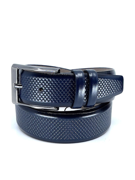 Legend Accessories Men's Belt Leather Blue