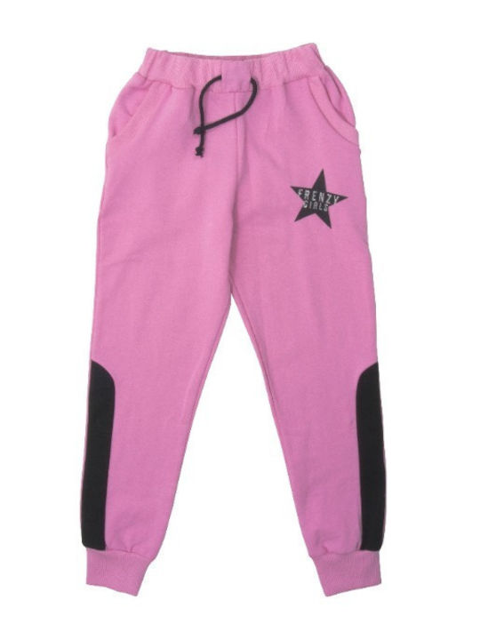 Frenzy Kids Sweatpants Pink