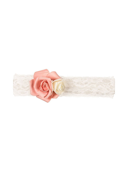 Mom & Dad Baby Headband White 1pc