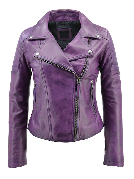Dermatina 100 Piele Jachetă de femei Biker Jack...